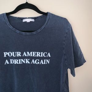 Pour America A Drink Again Tee